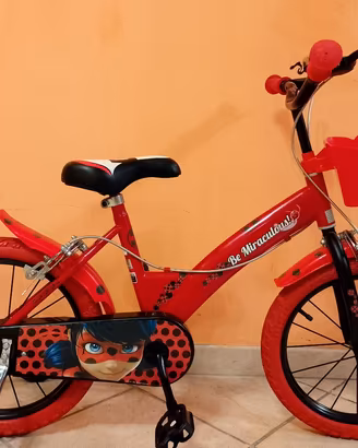 Bici bimbo bimba 16" miraculous NUOVA 