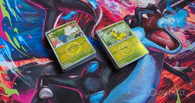 Lotto 94 reverse carte Pokemon Ascesa Eroica