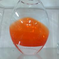 vaso in cristallo colorato 