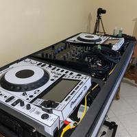 Cdj 2000 nxs2 + Djm 800 + Flight case + borse magm
