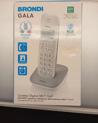 Telefono cordless Brondi. Nuovo,ancora imballato