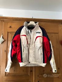 Tuta da sci Aspen giacca e pantaloni blu rosso M