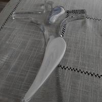 Crocifisso vetro murano vintage