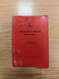 Catalogo ricambi A - Mercedes Type 300 c - 1956