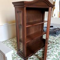  VETRINETTA DI NOCE ,STILE ARTE POVERA.