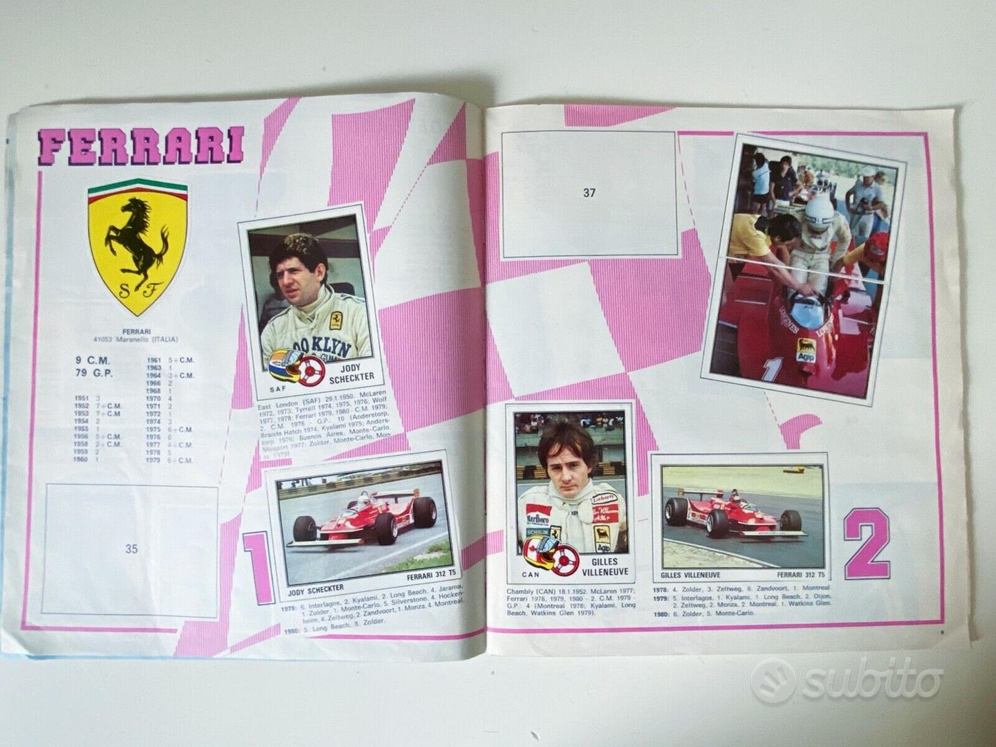 9 vignettes de l'album PANINI F1 GRAND PRIX 1980 Autocollant image sticker - Collection