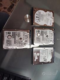 4 HDD Hard Disk 2,5" da 500GB per Notebook Testati
