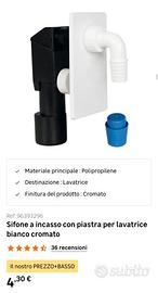 sifone ad incasso LEGGERE ATTENTAMENTE
