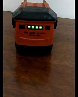 batteria Hilti 36V  6.0 HA  Con ganci