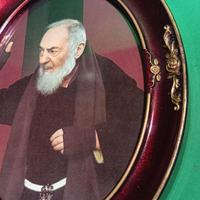 quadro vintage Padre Pio 