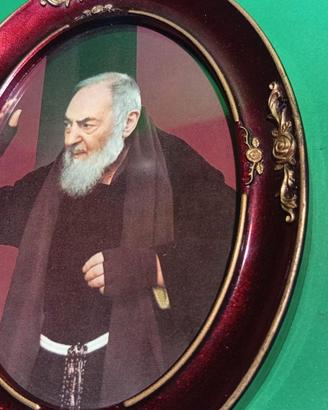 quadro vintage Padre Pio 