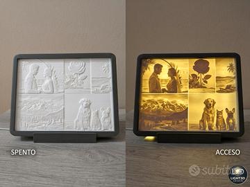 Litofania 3D Personalizzata 22x16 - Kit Completo