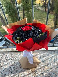 Fiori in raso fatti a mano