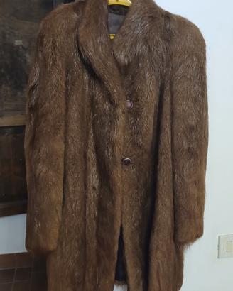 Cappotto vintage in vera pelliccia