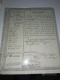 Documento del 1838