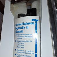 Bastone pieghevole allungabile in alluminio