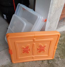 4 contenitori multiuso e da sottoletto