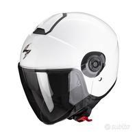 CASCO JET MOTO SCOOTER SCORPION EXO CITY II BIANCO