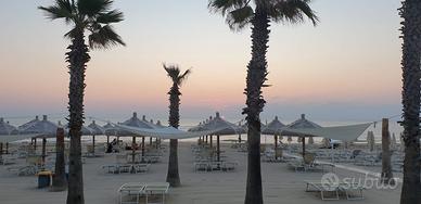 Appartamento 2 fila Mare con ombrellone e lettini