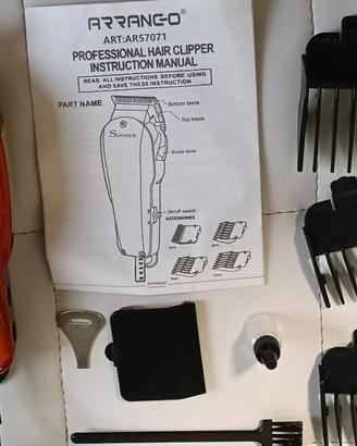 Tagliacapelli -Regolabarba Professionale Arango AR