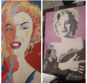 Quadri acquerello Marylin Monroe 