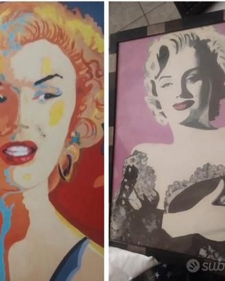 Quadri acquerello Marylin Monroe 