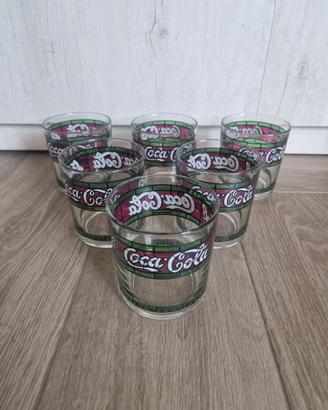 Set bicchieri Coca Cola vintage tiffany