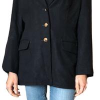 Giacca in panno blu sartoriale