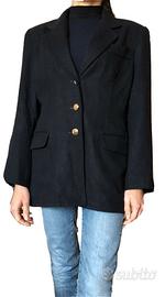 Giacca in panno blu sartoriale