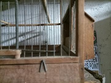 Gabbia legno Vintage 