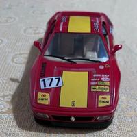 Modellino Burago Peugeot Ferrari 348 tb (1989)