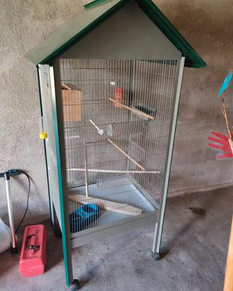 gabbia per medi e piccoli uccelli