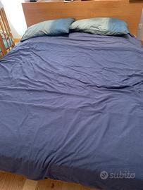 Letto Ikea usato con spalliera porta oggetti