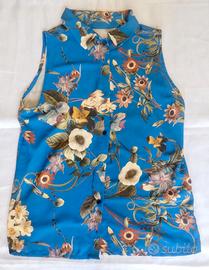 Camicia smanicata floreale IDEA Fashion nuova