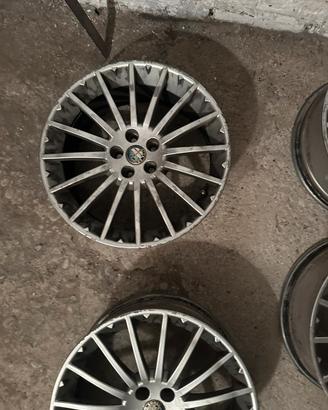 Cerchi in lega 17 pollici per alfa romeo gt 147
