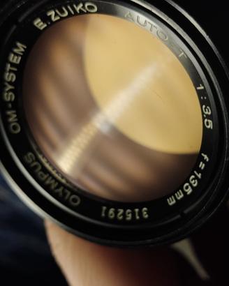 Obbiettivo Olympus 135mm f3.5 OM