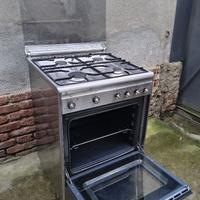 Cucina GAS SMEG Inox 4 Fuochi Forno 60x60