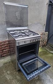 Cucina GAS SMEG Inox 4 Fuochi Forno 60x60