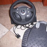 Volante con pedaliera