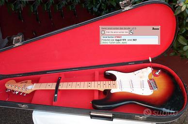 Ibanez 2375mod.stratocaster vintage (1975 Lawsuit)