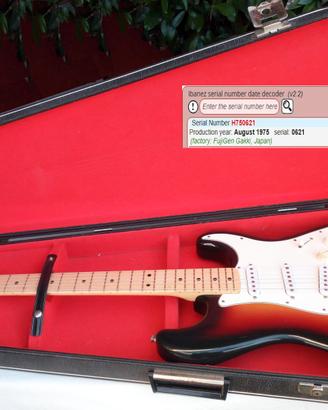 Ibanez 2375mod.stratocaster vintage (1975 Lawsuit)