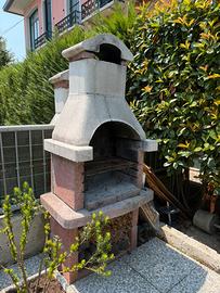 Barbecue in muratura