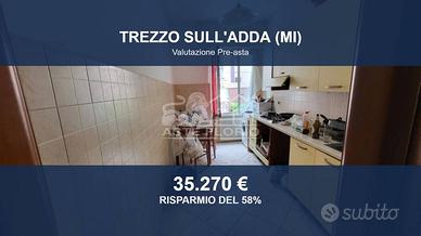Immobile in asta di 66 m² con box auto a Trezzo su