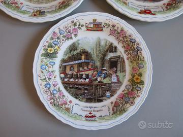 Piatto Foxwood Tales Regatta. Porcellana Wedgwood.
