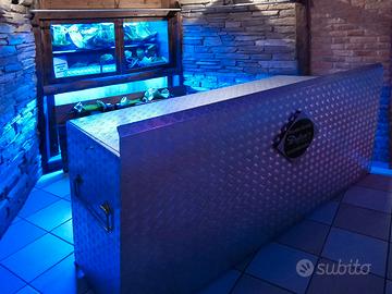 Struttura porta consolle per DJ