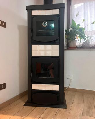 termostufa a legna con forno
