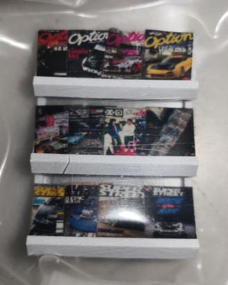 ESPOSITORE RIVISTE JDM 1/64 - DIORAMA AKARA MODEL.
