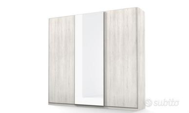 Armadio 3 ante scorrevoli con specchio centrale