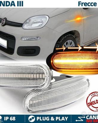 2 Frecce LED Dinamiche per Fiat PANDA 3 Omologate
