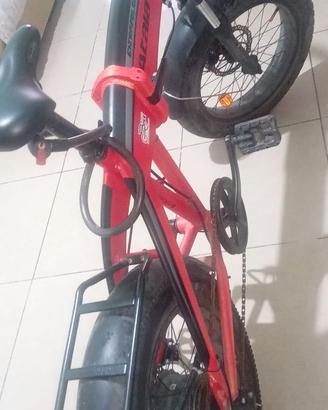 BICICLETTA ELETTRICA PIEGHEVOLE ATALA  ROSSA E NE